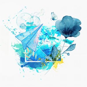 A夏目 – 青いとばり feat.ハク。 歌詞 ( Lyrics) ジャケット