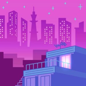 asmi – 東京の夜 歌詞 ( Lyrics) ジャケット
